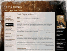 Tablet Screenshot of lindahoganwriter.com